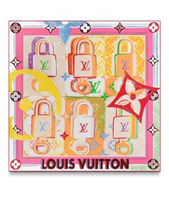 Donna Louis Vuitton Foulard In Seta E Bandeaux | Foulard Arty Lv Unlocked 90