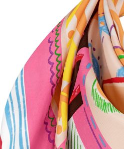 Donna Louis Vuitton Foulard In Seta E Bandeaux | Foulard Arty Lv Unlocked 90