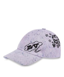 Uomo Louis Vuitton Cappelli E Guanti | Cappello Denim Mng Bleached