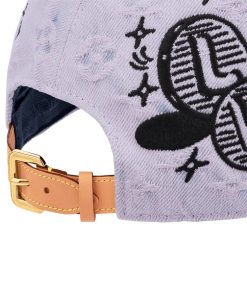 Uomo Louis Vuitton Cappelli E Guanti | Cappello Denim Mng Bleached