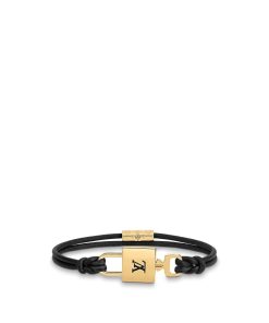 Donna Louis Vuitton Bracciali | Bracciale Lv Padlock Nero