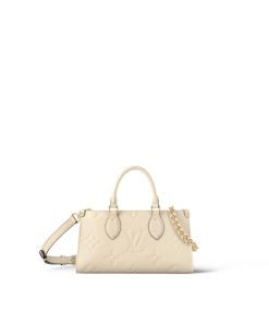 Donna Louis Vuitton Selezione Di Borse In Pelle | Borsa Onthego East West Crema