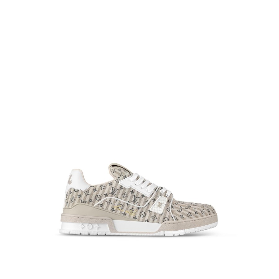 Uomo Louis Vuitton Sneakers | Sneaker Lv Trainer Beige