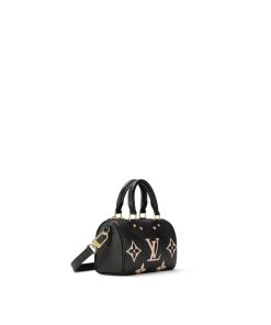 Donna Louis Vuitton Mini Bags | Nano Speedy Nero/Beige