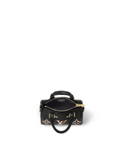 Donna Louis Vuitton Mini Bags | Nano Speedy Nero/Beige