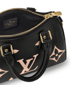 Donna Louis Vuitton Mini Bags | Nano Speedy Nero/Beige