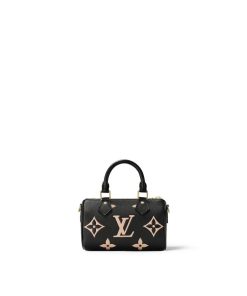 Donna Louis Vuitton Mini Bags | Nano Speedy Nero/Beige