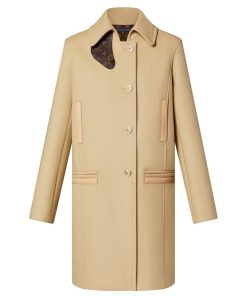 Donna Louis Vuitton Cappotti E Giacche | Cappotto Con Dettagli In Pelle