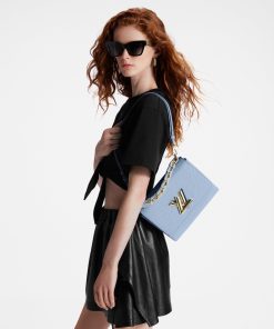 Donna Louis Vuitton Borse Con Catenella E Clutches | Twist Mm Bleu Nuage