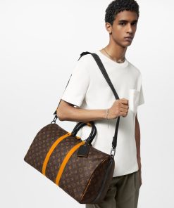 Uomo Louis Vuitton Icone Monogram | Keepall Bandouliere 45