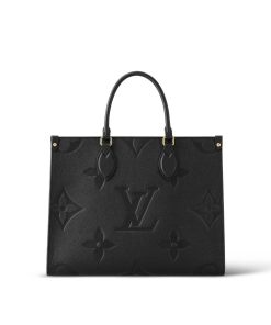 Donna Louis Vuitton Selezione Di Borse In Pelle | Borsa Onthego Mm Nero