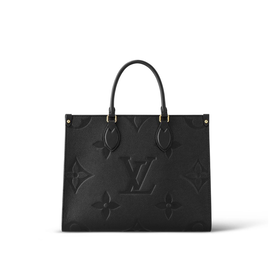 Donna Louis Vuitton Selezione Di Borse In Pelle | Borsa Onthego Mm Nero