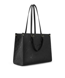 Donna Louis Vuitton Selezione Di Borse In Pelle | Borsa Onthego Mm Nero