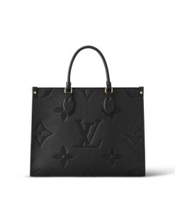 Donna Louis Vuitton Selezione Di Borse In Pelle | Borsa Onthego Mm Nero