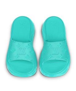 Donna Louis Vuitton Mule E Slider | Mule Bassa Pool 55 Vert D'Eau