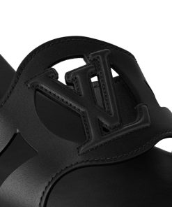 Donna Louis Vuitton Mule E Slider | Mule Bassa Lv Isola Nero