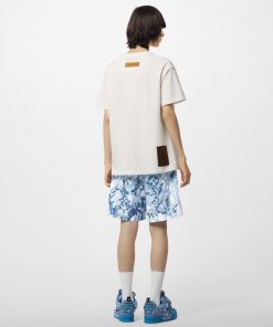 Uomo Louis Vuitton Costumi | Shorts Da Mare In Nylon Stampato