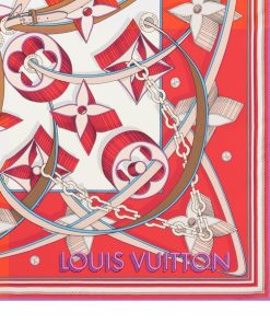 Donna Louis Vuitton Foulard In Seta E Bandeaux | Foulard Ultimate 3D 90 Poppy