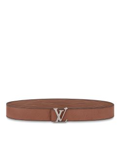 Uomo Louis Vuitton Cinture | Cintura Lv Initiales 40 Mm Reversibile Marrone