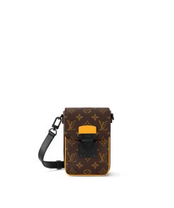 Uomo Louis Vuitton Icone Monogram | Portafoglio Indossabile S-Lock Vertical