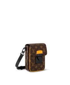 Uomo Louis Vuitton Icone Monogram | Portafoglio Indossabile S-Lock Vertical