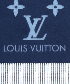 Donna Louis Vuitton Sciarpe | Sciarpa Reykjavik Bleu Nuit