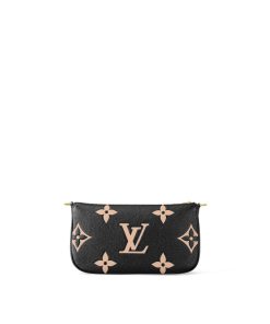 Donna Louis Vuitton Selezione Di Borse In Pelle | Multi Pochette Accessoires Nero/Beige