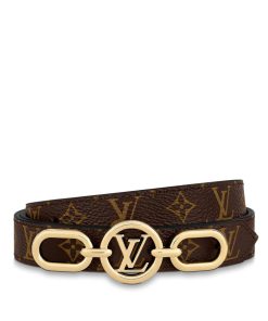 Donna Louis Vuitton Cinture | Cintura Lv Circle Prime 20 Mm Reversibile Noir