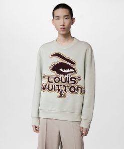 Uomo Louis Vuitton Maglieria E Felpe | Felpa In Cotone Ricamato