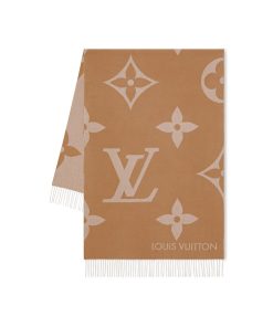 Uomo Louis Vuitton Sciarpe | Sciarpa Mng Giant Noisette