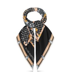 Donna Louis Vuitton Foulard In Seta E Bandeaux | Foulard Let'S Go 90