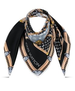 Donna Louis Vuitton Foulard In Seta E Bandeaux | Foulard Let'S Go 90