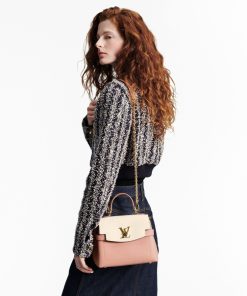 Donna Louis Vuitton Selezione Di Borse In Pelle | Borsa Lockme Ever Mini Rose Trianon/Quartz