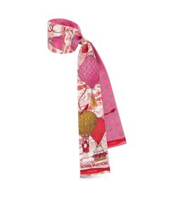 Donna Louis Vuitton Foulard In Seta E Bandeaux | Bandeau Up And Away Poppy