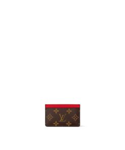 Donna Louis Vuitton Portacarte E Portachiavi | Porta Carte Di Credito Semplice Pm Rosso