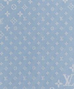 Uomo Louis Vuitton Cravatte E Fazzoletti Da Taschino | Cravatta Mixed Monogram Blu Chiaro