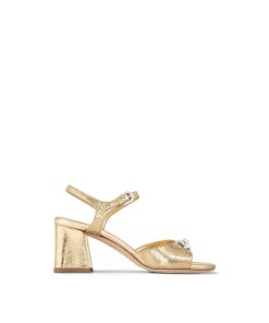 Donna Louis Vuitton Sandali E Espadrillas | Sandalo Lv Edge Oro