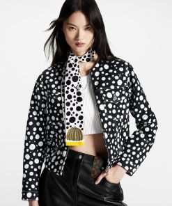 Donna Louis Vuitton Foulard In Seta E Bandeaux | Lv X Yk Bandeau Infinity Dots