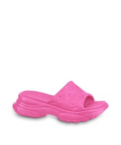 Donna Louis Vuitton Mule E Slider | Mule Bassa Pool 55 Fuchsia