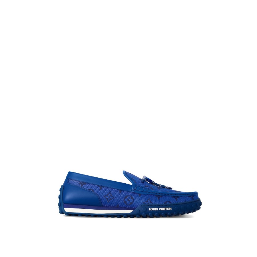 Uomo Louis Vuitton Mocassini | Mocassino Lv Racer Blu