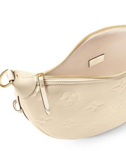 Donna Louis Vuitton Selezione Di Borse In Pelle | Borsa Loop Hobo Crema