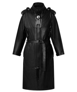 Donna Louis Vuitton Cappotti E Giacche | Cappotto In Pelle Con Zip Oversize