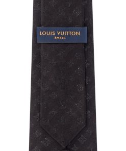 Uomo Louis Vuitton Cravatte E Fazzoletti Da Taschino | Cravatta Monogram Shadow Evening