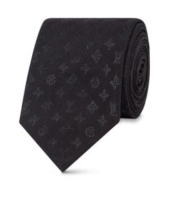 Uomo Louis Vuitton Cravatte E Fazzoletti Da Taschino | Cravatta Monogram Shadow Evening