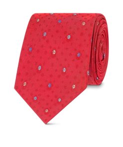 Uomo Louis Vuitton Cravatte E Fazzoletti Da Taschino | Cravatta Mng Vivienne Dots Rosso