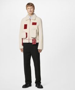 Uomo Louis Vuitton Capispalla E Cappotti | Giacca Multitasche In Shearling