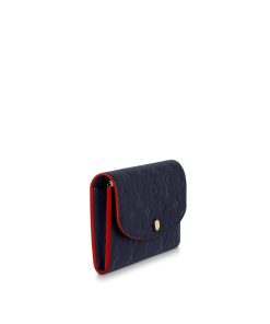 Donna Louis Vuitton Portafogli | Portafoglio Emilie Blu Marine E Rosso