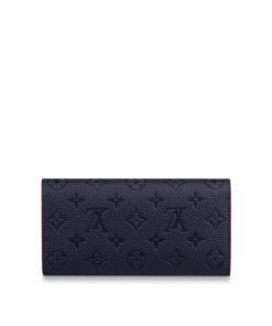 Donna Louis Vuitton Portafogli | Portafoglio Emilie Blu Marine E Rosso