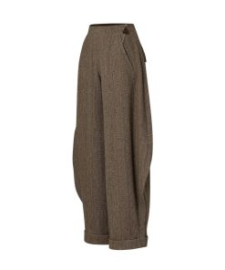 Donna Louis Vuitton Pantaloni | Pantaloni A Palloncino In Misto Lana E Cachemire