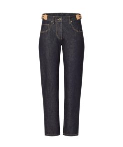 Donna Louis Vuitton Pantaloni | Jeans Con Dettagli Con Occhielli